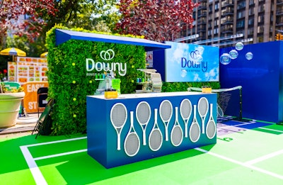 To celebrate this year's US Open, creative experience agency CNC teamed up with Procter & Gamble and Downy—along with tennis star Venus Williams—to create the 'Rinse It Out' pop-up in NYC's Flatiron neighborhood. Read more: US Open 2024: 18 Grand Slam Events, Activations, and Collabs That Served More Than Tennis