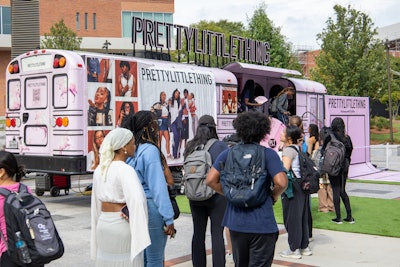 Students are able to shop the latest PrettyLittleThing looks.
