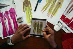 Each sleepwear garment includes a hangtag with a QR code that offers a behind-the-scenes look into Smith’s personal experience with the Galaxy Ring and how it inspired the pieces.