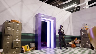 More than 6,500 new “employees” of the TVA were processed, welcomed by a custom-animated Miss Minutes Pepper’s ghost effect. Guests were guided through the 11,000-square-foot facility—the largest experiential space at D23—where they explored various iconic moments from the Marvel Cinematic Universe.