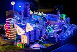 On Sept. 6 and 7, Google Play elevated the fan experience at Zedd in the Park—a music festival held at Los Angeles State Historic Park—for its Play Points members. The Google Play Playground was a multilevel, 3,600-square-foot playground that offered a prime view of the main stage, along with interactive elements like glow-in-the-dark games, a dance floor, mini-golf, a photo booth, and an arcade station with a digital mini game that mirrored the real-life playground. A giant slide leading into a ball pit offered fans a fun way to return down to the festival grounds from the viewing platform. See more: See the Colorful Playground (and Giant Slide) That Google Play Brought to a Music Festival