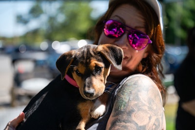 One incredibly popular new addition in 2024 was an activation from the nonprofit Safe With Us Animal Rescue, sponsored by Green Meadows. Guests got to pet and play with adorable puppies, all of whom were up for adoption.