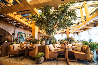 'Our theme was inspired by a concept of quiet luxury,' says westhaus owner and creative director Weston Garret Gonzalez. 'Our goal was to design a space with organic, earth-driven textures and natural tones that curated a sense of elegance, warmth, and sophistication.'