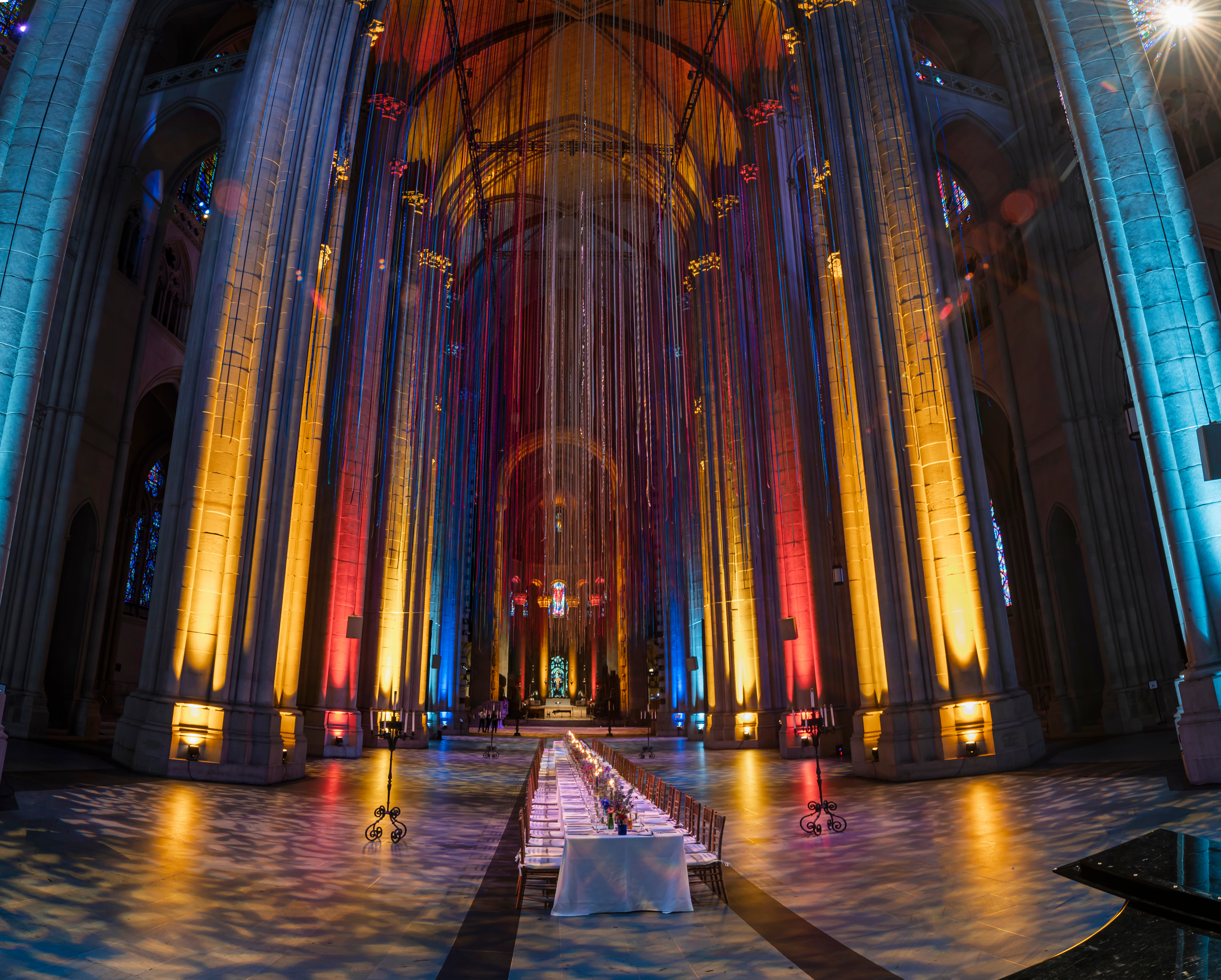 'The Cathedral of St. John the Divine [in New York] is such a striking hidden gem and one of my favorite event venues in the city,' says Tinsel Experiential Design's Erica Taylor Haskins.