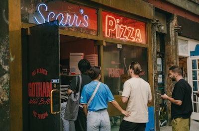 Max partnered with local establishments including Scarr’s Pizza to offer secret menu items, signature swag, and special late-night items.