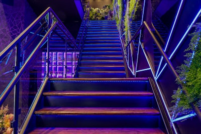 Stairs From Parlor to Ballroom