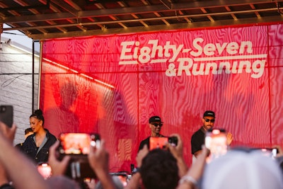 'While we can’t reveal what’s in store for next year just yet, we’re definitely excited to keep supporting Eighty-Seven & Running and their incredible mission,' said Platinum XP event coordinator Emily Manahan. 'Stay tuned!'