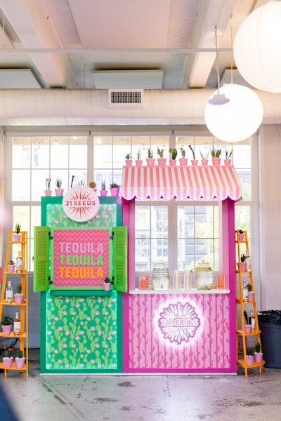 The Offsite had fun, vibrant branding and various pop-up shops.