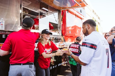 'My favorite activation was Raising Cane's!' said Valdez. 'They offered free chicken strips and fries to all attendees and brought yard games for fun, family-friendly entertainment.'
