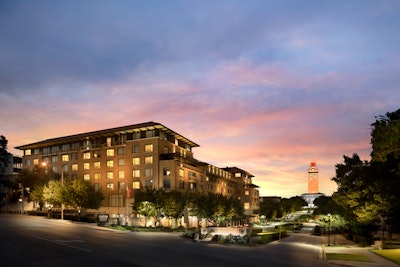 The AT&T Hotel and Conference Center is located on The University of Texas at Austin campus.