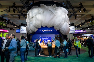 Salesforce used the event as an opportunity to bring its autonomous customer and employee support program, Agentforce, to life.