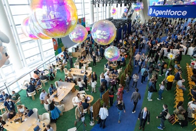 Dreamforce calls its trade show floor a “campground.”