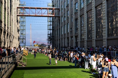 Industry City has a courtyard near the Box Factory venue that could easily accommodate the event’s long queue. “We thought, ‘Let’s be really safe and wide open about this, to make sure nobody feels squished or like there’s a dangerous situation with overcrowding,'” Somoza said. “At one point, there was almost a three-hour line; I walked it and didn’t hear a single complaint, which is really a testament to CJ and her fans.”