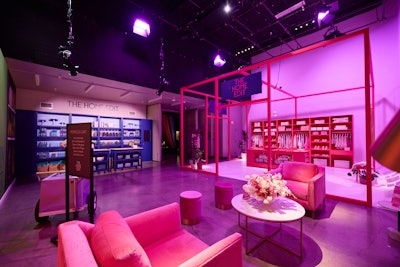 The Home Edit Experience, in partnership with Eli Lilly and Company, featured a home organization display that celebrated Breast Cancer Awareness Month. Clea Shearer of The Home Edit, alongside fellow breast cancer survivor Olivia Munn and Dr. Thais Aliabadi, had a heartfelt conversation led by Mary Alice Haney on the importance of self-advocacy in healthcare.