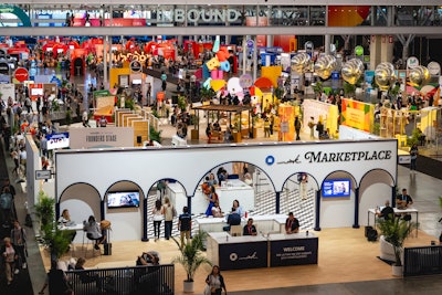 Standout sponsor activations included the Chase Ink Marketplace, where visitors could grab an item from a small-business customer.