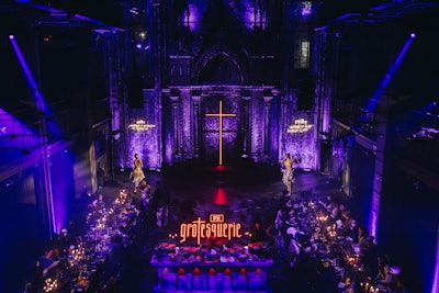 The New York event was held at the at the Angel Orensanz Center.