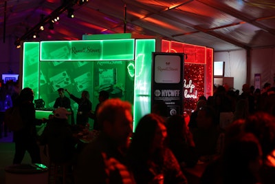 During the festival’s nightly pier parties, the brand handed out chocolates and encouraged guests to take pictures against flavor-themed photo walls. Russell Stover partnered with Warren Moore Events to build the activations.