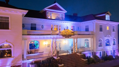 The 'Overnightmare' Experience took place at The Lodge at The Stanley Hotel in Estes Park, Colo.
