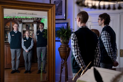 Upon arrival, guests were greeted by “conci-scare-ges,' all named Avery.