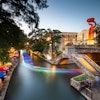 San Antonio is known as a walkable convention center district thanks to its famous River Walk, which connects the convention center with hotels, restaurants, museums, attractions, and outdoor areas.