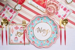 Jolly Holiday Table Setting