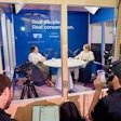 Shepard constructed an on-site podcast studio, where they recorded episodes and customer testimonials.
