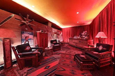 'High-end winter concepts are a favorite, featuring real or faux snow, fur-accented lounges, and fireplaces or fire pits. These setups double as conversation hubs, creating spaces for guests to connect and immerse themselves in the atmosphere,” Deeds said.