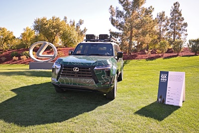 The recently unveiled 2024 Lexus GX 550 Malbon Edition was on display.