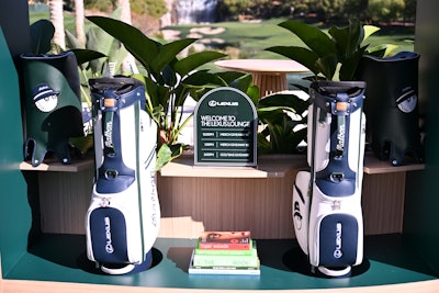 The on-site Lexus Lounge featured giveaways throughout the day.