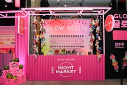 “The collaboration between Glow Recipe and MKG was organic from the start,” remembered Basu. “From the very first render, MKG and Glow Recipe were aligned on how the Glow Recipe Night Market should come to life visually, and everything flowed from there.'