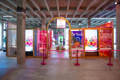 As for brand activations, Conversate Collective created the “Glow Room” for PDC Brands (Cantu, Dr Teal's, Eylure, and Bodycology). Guests received a bonus full-size product and gift bag upon exiting the booth.