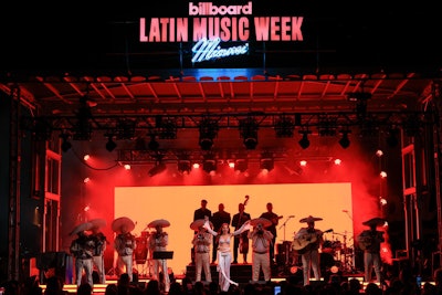 Grupo Frontera closed out day two of Billboard Latin Music Week headlining Billboard En Vivo, presented by Smirnoff Ice, with Majo Aguilar (pictured) opening the show at Wynwood Marketplace.
