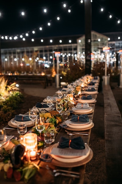 The event concluded with a family-style barbecue dinner curated, in part, with the help of Derek Wolf.