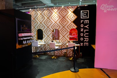 Guests received eyelash applications utilizing Eylure's signature lashes. Expert artists provided hands-on applications as well as additional lashes for guests to take home.