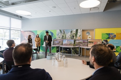 The forum kicked off with a field trip to Cultivate Collective, where guests spent the afternoon exploring local sustainable innovation.