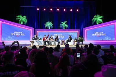 The 2024 edition of Billboard Latin Music Week took place at a new venue, The Fillmore Miami Beach at the Jackie Gleason Theater, which allowed organizers to expand tickets sales. Over 10,000 folks attended the event.