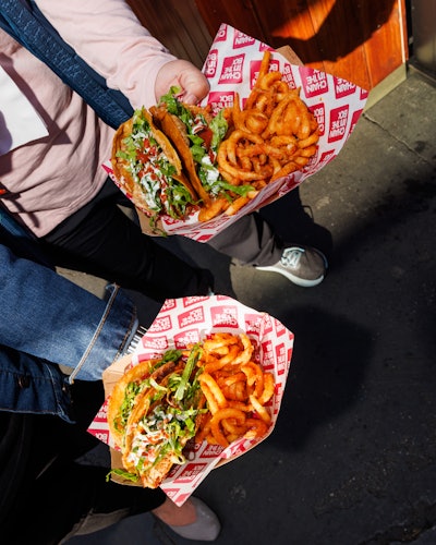 Vulture Festival tapped into the nostalgic with these exclusive Jack in the Box-inspired culinary creations by Chain. 'The curation and attention to details, special moments, and thoughtful additions is what Vulture Festival is all about,' Given says.