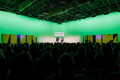 This was the second year in a row that Vulture Festival used nya EAST as its venue. 'The venue’s layout creates the perfect hub for guests to gather whether they’re gearing up for an event or excited to chat about what they just experienced,' Given says.