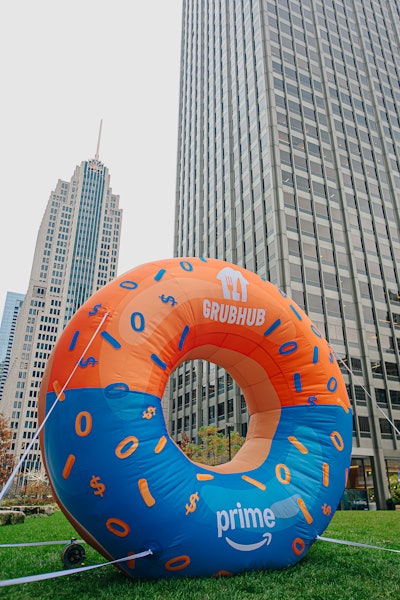Amazon & Grubhub's “Delivery’s Other Half” Activation