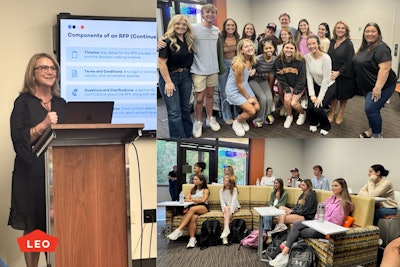 During the first LEO Fellows Lab, LEO Events founder and principal Cindy Brewer introduced the students to a foundational concept for business: the RFP process. The students reviewed several RFPs and participated in a group exercise to gain hands-on experience.