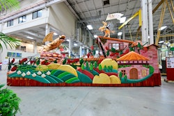 The “Pasta Knight” float concept will feature a knight in shining armor and a fire-breathing dragon (with, yes, real fire), complete with a medieval backdrop laced with pasta and sauce accents.