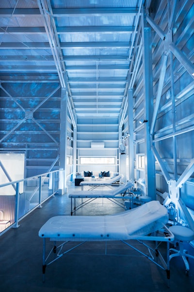On the mezzanine level, attendees could partake in mini peel treatments from PCA Skin’s professional line.