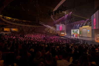'The Create Stage, our largest stage, featured our opening keynote presentation and keynote speakers and panels—as well as an amazing panel discussion on 'Being a Force for Good' (one of Canva’s core values) featuring Mychal the Librarian, artist Thomas Dambo, and education advocate Zuriel Oduwole,' said Blasko.