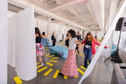 Immersive experience facilitator Cath Laporte guided a session through active engagement in movement, music, and drawing, helping attendees discover the creative tools needed to effectively tackle challenges.