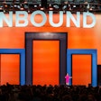INBOUND is known for its vibrant branding and unique stage backdrops. 'We saw that the tech conference environment was so ripe for a design revamp,' said Tooley.