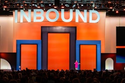 INBOUND is known for its vibrant branding and unique stage backdrops. 'We saw that the tech conference environment was so ripe for a design revamp,' said Tooley.