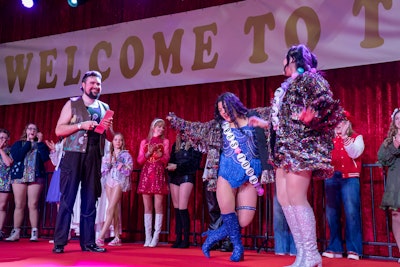 A costume contest is held each day of the event where fans receive prizes for their tour-inspired outfits.