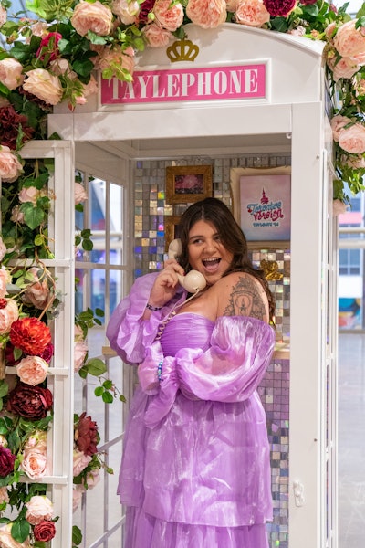 ...including a 'Taylephone' booth.