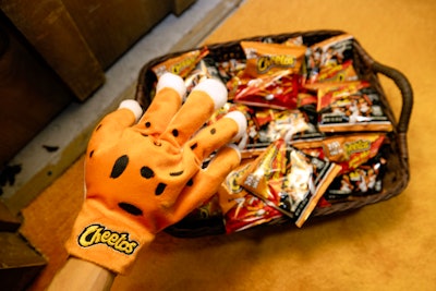 The custom Chester Cheetah-inspired gloves reinforced the campaign’s concept—and added an extra layer of fun.