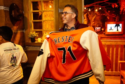 Subtle brand touches like a letterman jacket enriched the atmosphere while 'keeping branding tasteful and unobtrusive,” noted Uhl.